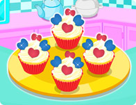 play Cute Heart Cupcakes