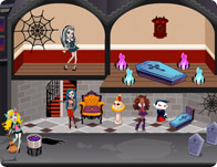 play Monster High Haunted House