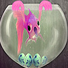 play Pink Fish In The Bowl Puzzle