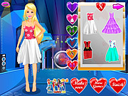 play Barbie Valentine Dress Up