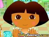 play Dora Hygiene Care