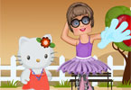 play Zoe With Hello Kitty Dress Up