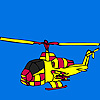play Amazing City Helicopter Coloring
