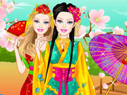 play Barbie Japanese Princess