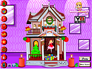 play Barbie Christmas House