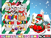 play Cute Snowman Dress Up