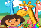 play Dora Care Baby Giraffe