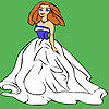 play Susie White Dress Coloring