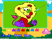 play Proud Lion Coloring