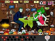play Monster Couple Dating Hidden Object