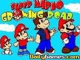 play Super Mario Growing Road