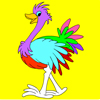 play Peppy Ostrich Coloring