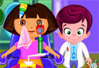 play Cute Dora At The Eye Clinic