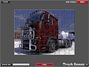 play Winter Truck Jigsaw