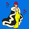 play Lily Best Dress Coloring