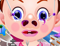 play Baby Emma Nose Doctor