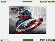 play Captain America Jigsaw