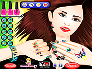 play Rainbow Nail Makeover