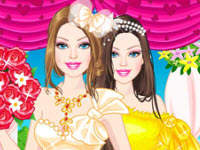 play Barbie Wedding Crasher Dress Up