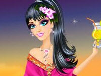 play Sunset Glam Beauty Makeover