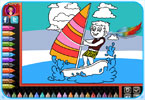 play Coloring Book - Beach