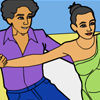 Ice Dancers - Coloring Pages