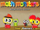 play Math Monster Multiplication Division