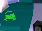 play Green Cat Room Escape