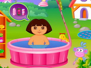 play Dora Fun Bathing