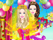 play Barbie Colorful Bride