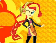 Rainbow Rocks Sunset Shimmer Dress Up