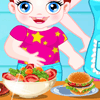 play Baby Lulu Cooking With Mom