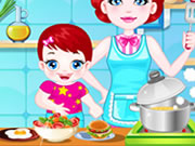 Baby Lulu Cooking