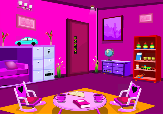play Pink Colour Kids Room Escape