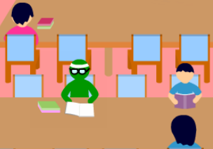 play Find The Escape-Men 90: The Library