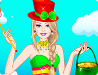 play Barbie St. Patrick'S Day Dress Up