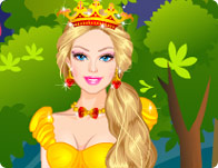 play Barbie'S Castle Dress Up