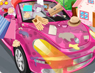 play Clean My Pink New Beetle