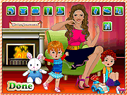 play Mother And Twins Dress Up