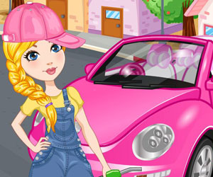 Clean My Pink New Beetle