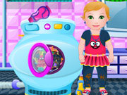 play Baby Washing Clothes
