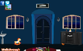 play Dark Blue House Escape