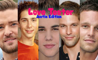 play Justin Lovetester