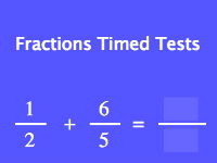 play Fractions Timed Tests