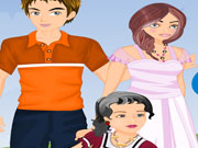 play Happy Family Dressup