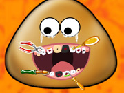 play Pou At The Dentist