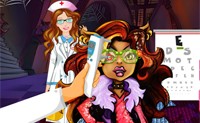 play Clawdeen Eye Care