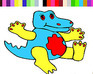 play Cute Dinosaur Coloring