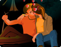 play Campfire Kissing