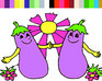 play Purple Eggplants Coloring